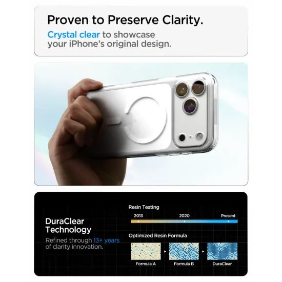 Spigen Ultra Hybrid Mag s MagSafe, iPhone 17 Pro Max / 18 Pro Max, biely