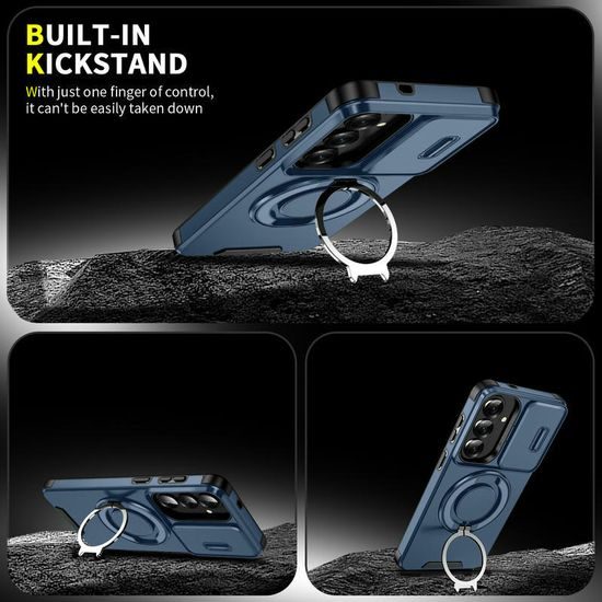 Θήκη Camslide Stand, Samsung Galaxy S26 Plus, μπλε