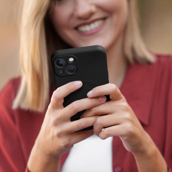 iPhone 17 Pro Max / 18 Pro Max silikona vāciņš – Silicone Mag Cover ar kameras aizsargu – zils