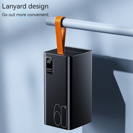 Powerbank 60000mAh, PD 22,5W, QC3.0, λευκό