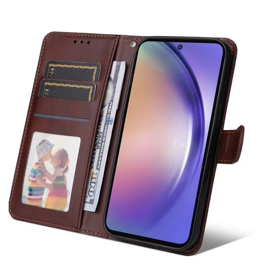 Mágneses tok, Samsung Galaxy A55, barna