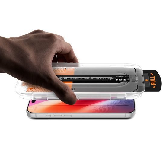 Spigen Glas.tR EZ Fit Pro AC Tvrzené sklo, iPhone 16 Pro / 17 / 17 Pro / 18 Pro, 2 kusy