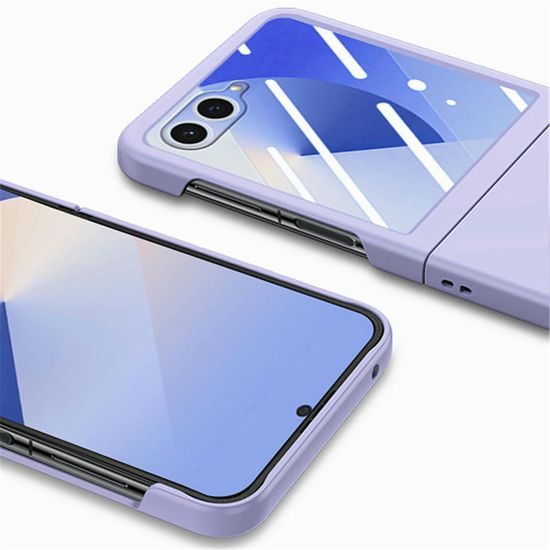 Θήκη Skin Feeling, Samsung Galaxy Z Flip 7, μωβ