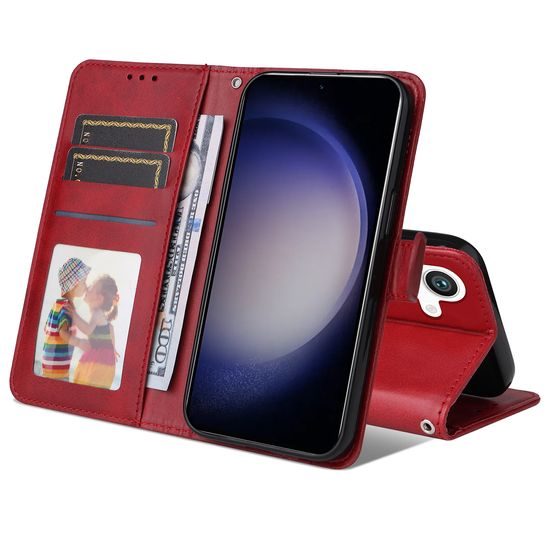 Θήκη Μαγνήτη, Samsung Galaxy S25 Plus, κόκκινη