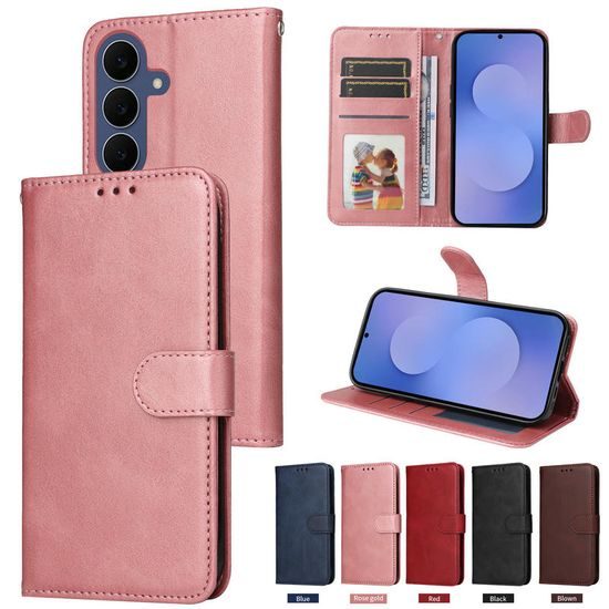 Samsung Galaxy S26 FE klappümbris magnetiga – roosa