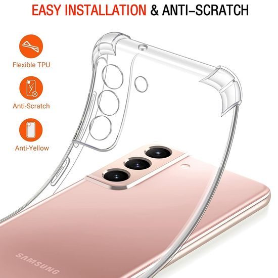 Techsuit Shockproof průhledný obal, Samsung Galaxy S22 5G