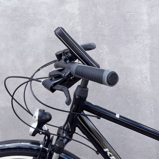 Wozinsky Držalo za telefon na krmilu kolesa in motorja, črna (WBHBK7)
