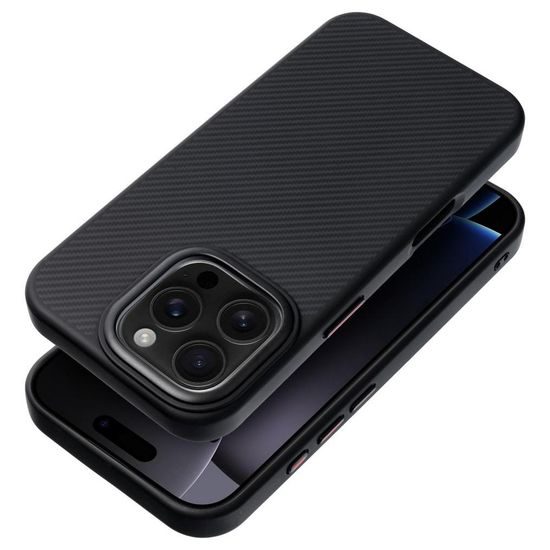 Carbon Elite Mag obal, iPhone 17 Pro Max / 18 Pro Max, čierny