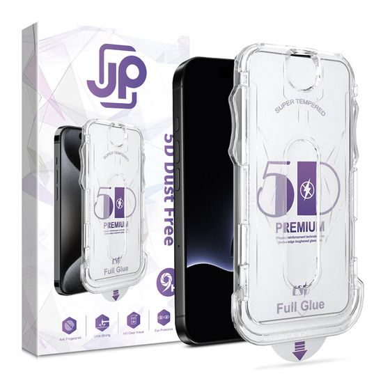 JP DustFree 5D Σκληρυμένο Γυαλί, iPhone 17 Pro Max