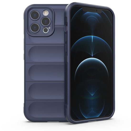 Magic Shield etui, iPhone 12 Pro Max, temno modra