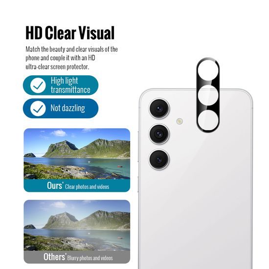 JP Combo pack, Sada 2 tvrzených skel a 2 sklíček na fotoaparát, Samsung Galaxy S26 Plus