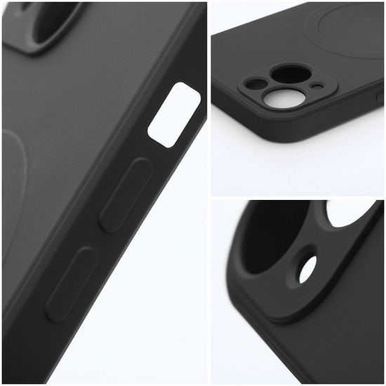 Silicone Mag Cover Maska, iPhone 14, roza