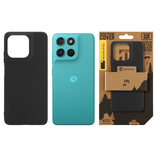 Tactical TPU maska za Motorola Moto G57 Power, crna