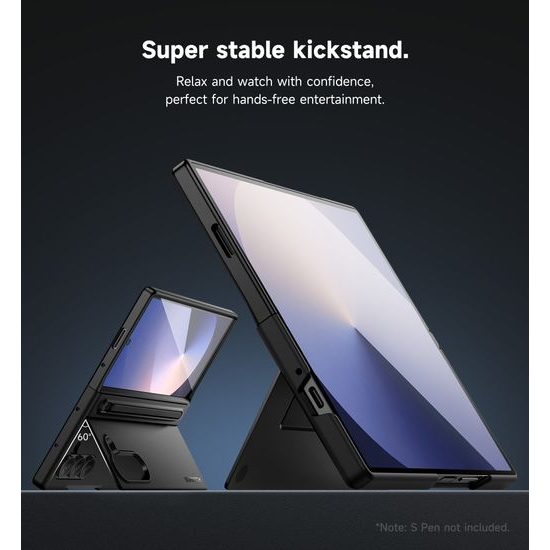 Suritch 360 Kickstand obal Samsung Galaxy Z Fold 6, černý