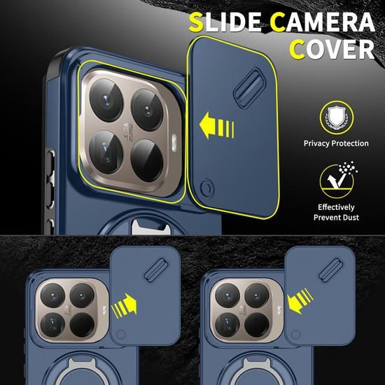 Θήκη Camslide Stand, Xiaomi 15T Pro, μπλε