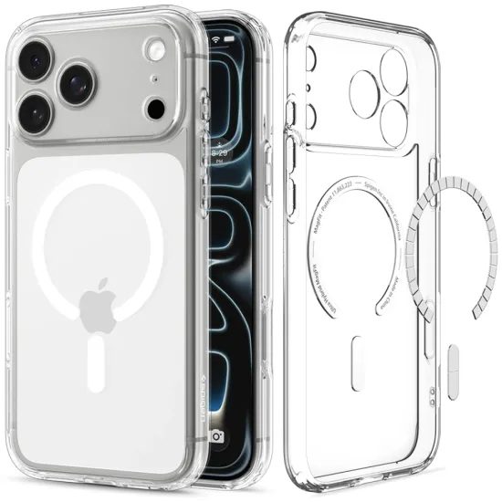 Spigen Ultra Hybrid Mag s MagSafe, iPhone 17 Pro Max / 18 Pro Max, biely