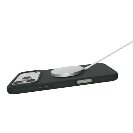 Spigen Silicone Fit Mag MagSafe, iPhone 17 Pro Max, σκούρο πράσινο