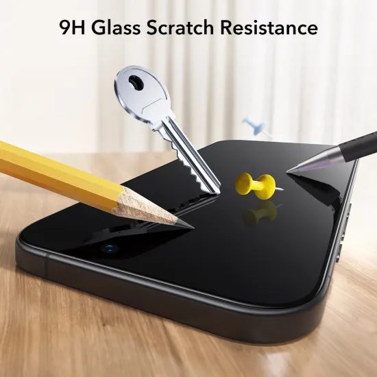 ESR Σκληρυμένο Γυαλί UltraFit, iPhone 17 Pro, 2 τεμάχια
