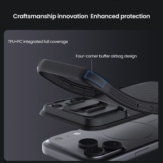 Nillkin Camshield Pro Magnetic, iPhone 17 Pro, schwarz