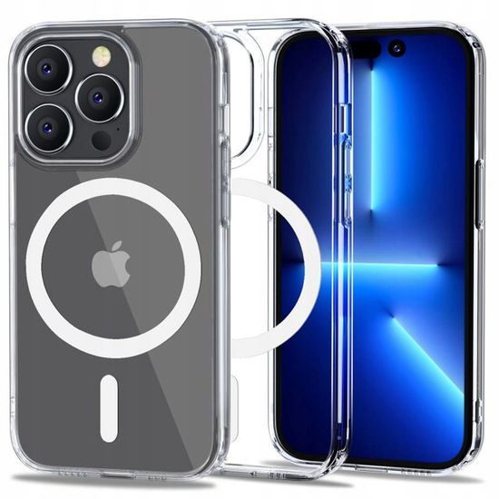 Tech-Protect Flexair Hybrid MagSafe'iga ümbris iPhone 14 Pro – läbipaistev