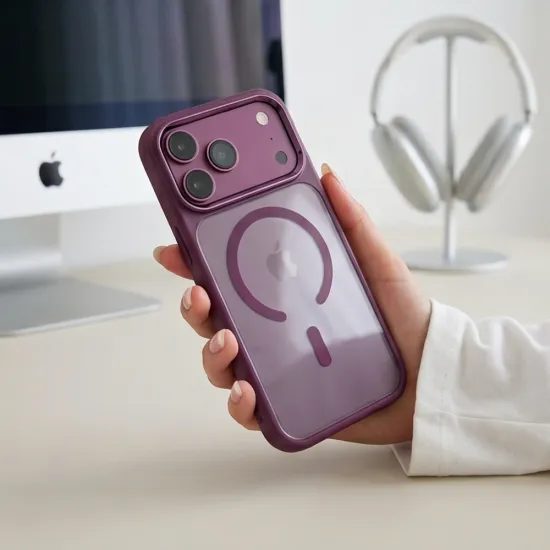 Tech-Protect MagMat MagSafe CC, iPhone 17 Pro / 18 Pro, vínový