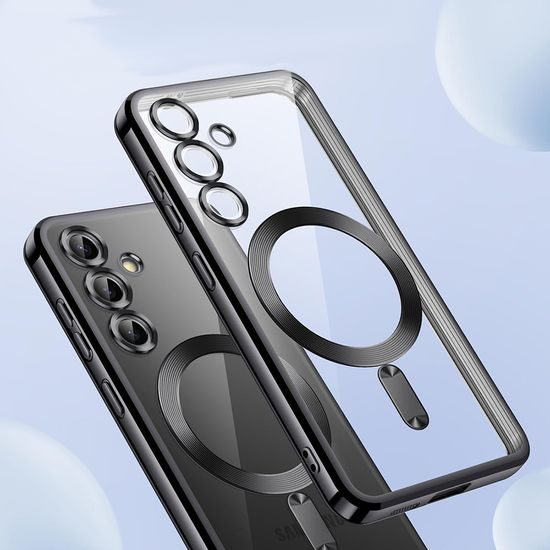 Techsuit Luxury Crystal MagSafe, Samsung Galaxy S25 FE, σκούρο πράσινο