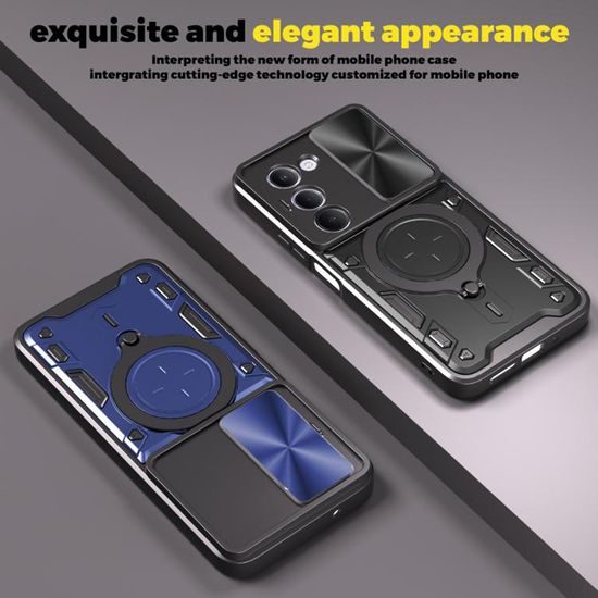 Techsuit CamGuard Pro, Xiaomi Redmi 15 4G / 5G, μπλε