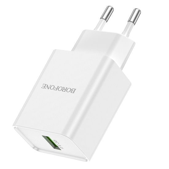 Borofone adapter BN5 Jingrui - USB, QC 3.0, 18W, bijeli