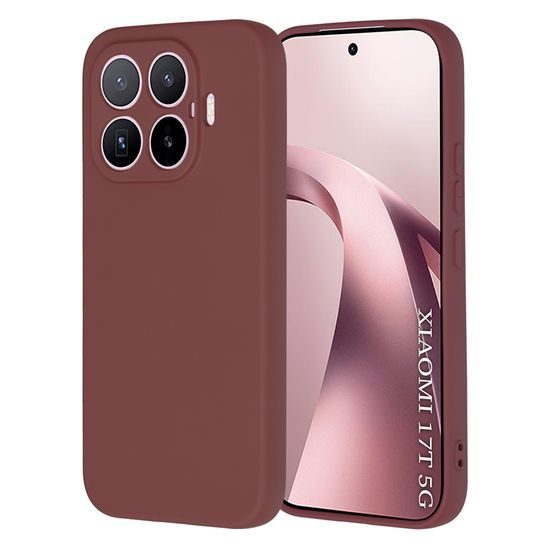 Techsuit SoftFlex maska, Xiaomi 17T, bordo