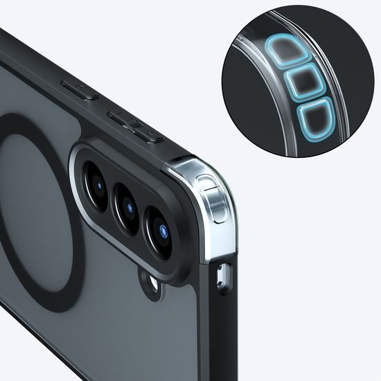 Techsuit PureFrost MagSafe, Samsung Galaxy A37 5G, mat crna