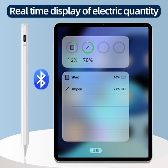 JP Stylus Pro αφής στυλό με έξυπνο κουμπί, λευκό