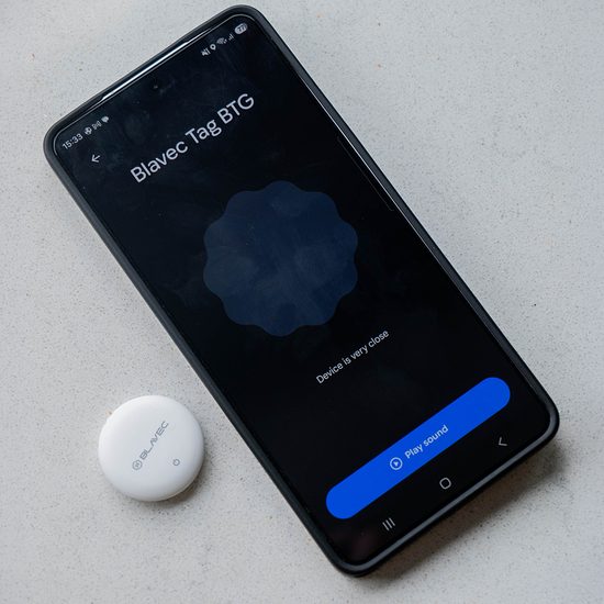 Blavec GPS Bluetooth Tracker Tag BTG-01 - voor Apple en Android - Wit