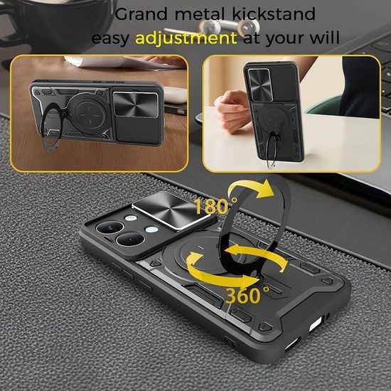 Techsuit CamGuard Pro, Xiaomi Redmi A7 Pro 4G, crna