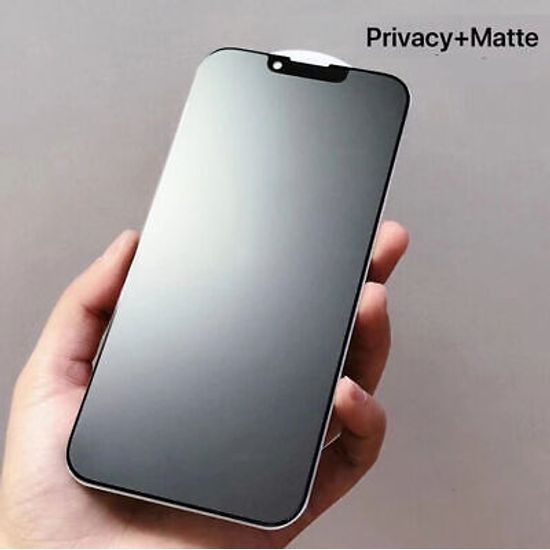 iPhone 18 Pro kaitseklaas – JP Matte Privacy karastatud klaas – must