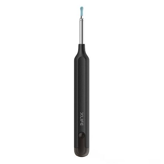 Xlife X1 Chytrá vizuální tyč na čištění uší, černá