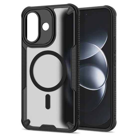 Tech-Protect Rugged Shield MagSafe Schutzhülle für Xiaomi Redmi Note 17 Pro 5G - Hybrid Case mit MagSafe Technologie - Mattschwarz