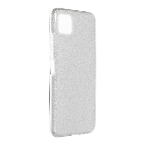 Obal Forcell Shining, Samsung Galaxy A22 5G, strieborný