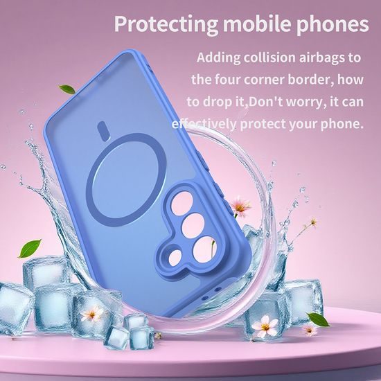 Techsuit HaloFrost II MagSafe, Samsung Galaxy A37 5G, světle modrý