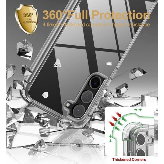 Ovitek Tech-Protect Kevlar, Samsung Galaxy S23, prozoren