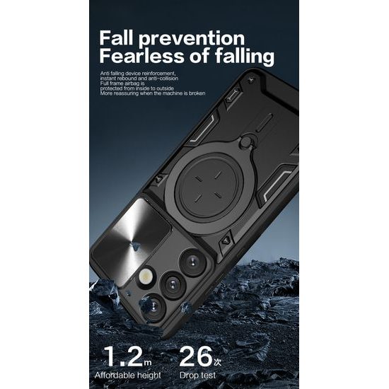 Θήκη Camshield Ring, Samsung Galaxy S26, μαύρη