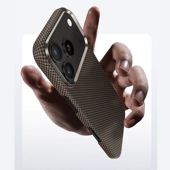 Benks Magnetic Armor Tint Kevlar θήκη, iPhone 17 Pro, χρυσή