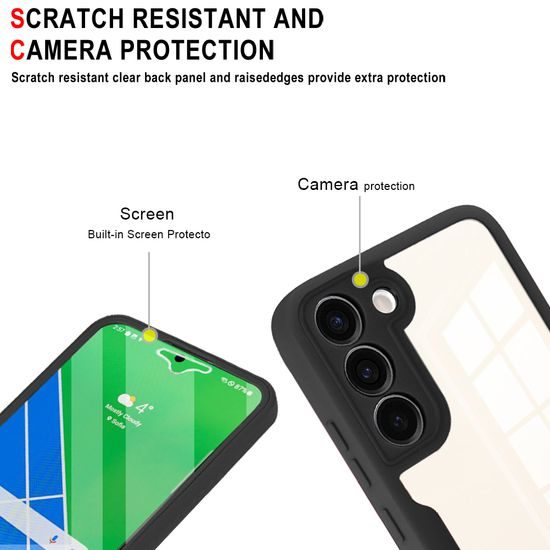 JP Defense colorful κάλυμμα, Samsung Galaxy S25, κόκκινο