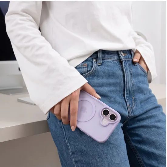 iPhone 17 dėklas – Tech-Protect BasicMag MagSafe – violetinė