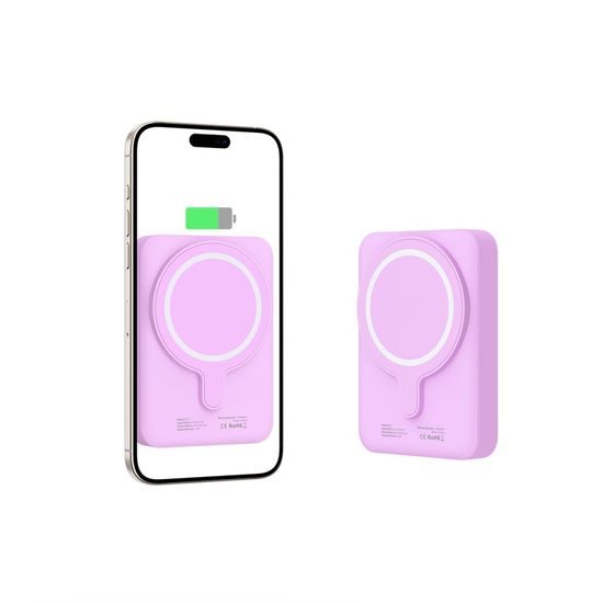 Tech-Protect PB11 LifeMag PowerBank με MagSafe, 10000 mAh, Ροζ