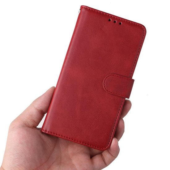 Samsung Galaxy A18 klappümbris magnetiga – punane