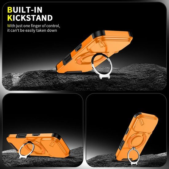 Camslide Stand etui, iPhone 17 Pro, oranžen