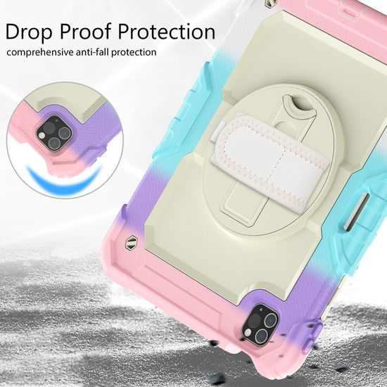 JP Solid360 Rainbow θήκη για tablet, iPad Pro 11 2018 / 2020 / 2021 / 2022, iPad Air 4 10.9 2020 / Air 5 10.9 2022