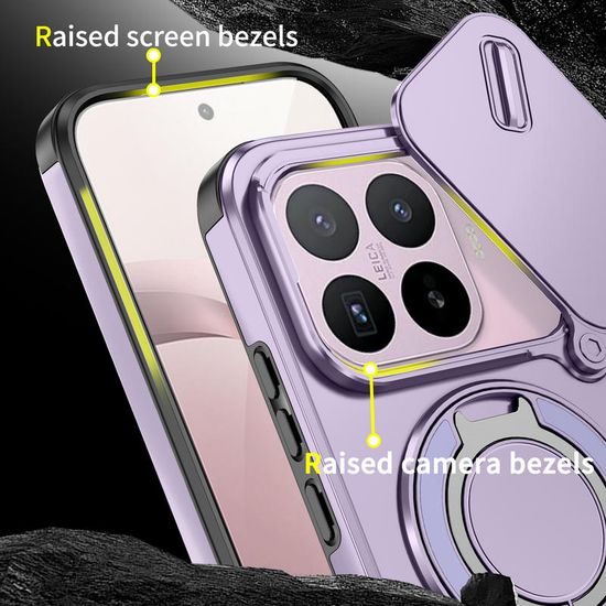 Camslide Stand obal, Xiaomi 17T, fialový