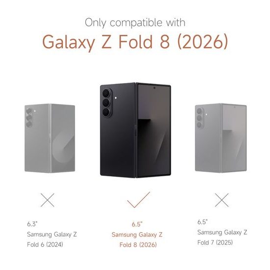 Samsung Galaxy Z Fold 8 Ultra vāciņš – Suritch MagSafe ar statīvu – zils