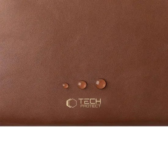 Tech-Protect Fleece Θήκη Laptop 13-14, καφέ